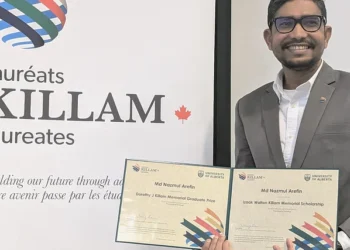 বাংলাদেশের নাজমুল পেয়েছেন কানাডার সম্মানজনক ‘কিলাম অ্যাওয়ার্ড’