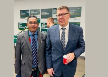 Exchanging a warm Greeting in different occasions with Premier of Saskatchewan The Honourable Scott Moe!