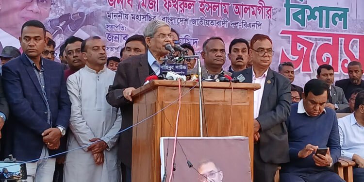 ৫ আগস্টের মতো আবারও রাস্তায় নামতে হবে : মির্জা ফখরুল