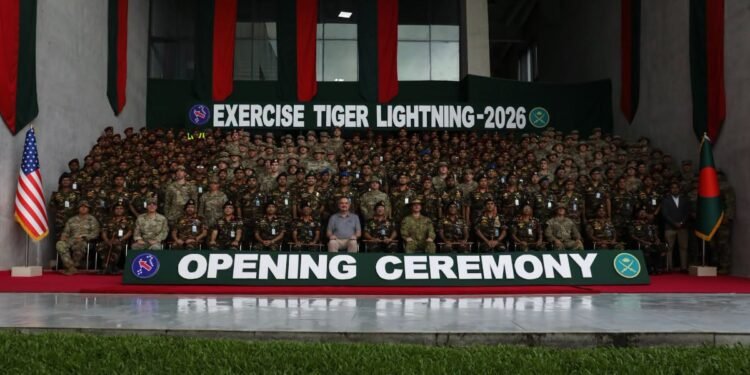 U.S. Army and Bangladesh Armed Forces Launch Tiger Lightning 26 Bilateral Exercise