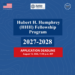 Call for Applications for 2027-2028 Hubert H. Humphrey (HHH) Fellowship Program 